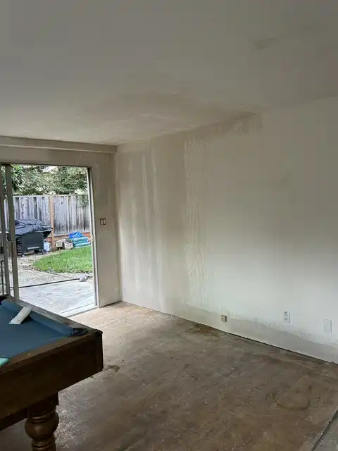 Small drywall repair & matching skip trowel texture 2026 project photo